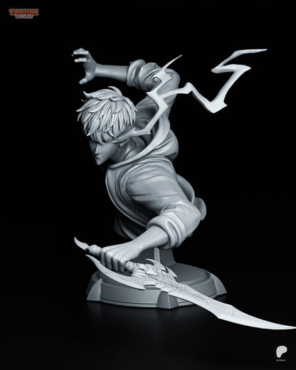 Shadow Monarch Hunter | Resin Garage Kit Figure Fan Art | Tanuki Figures