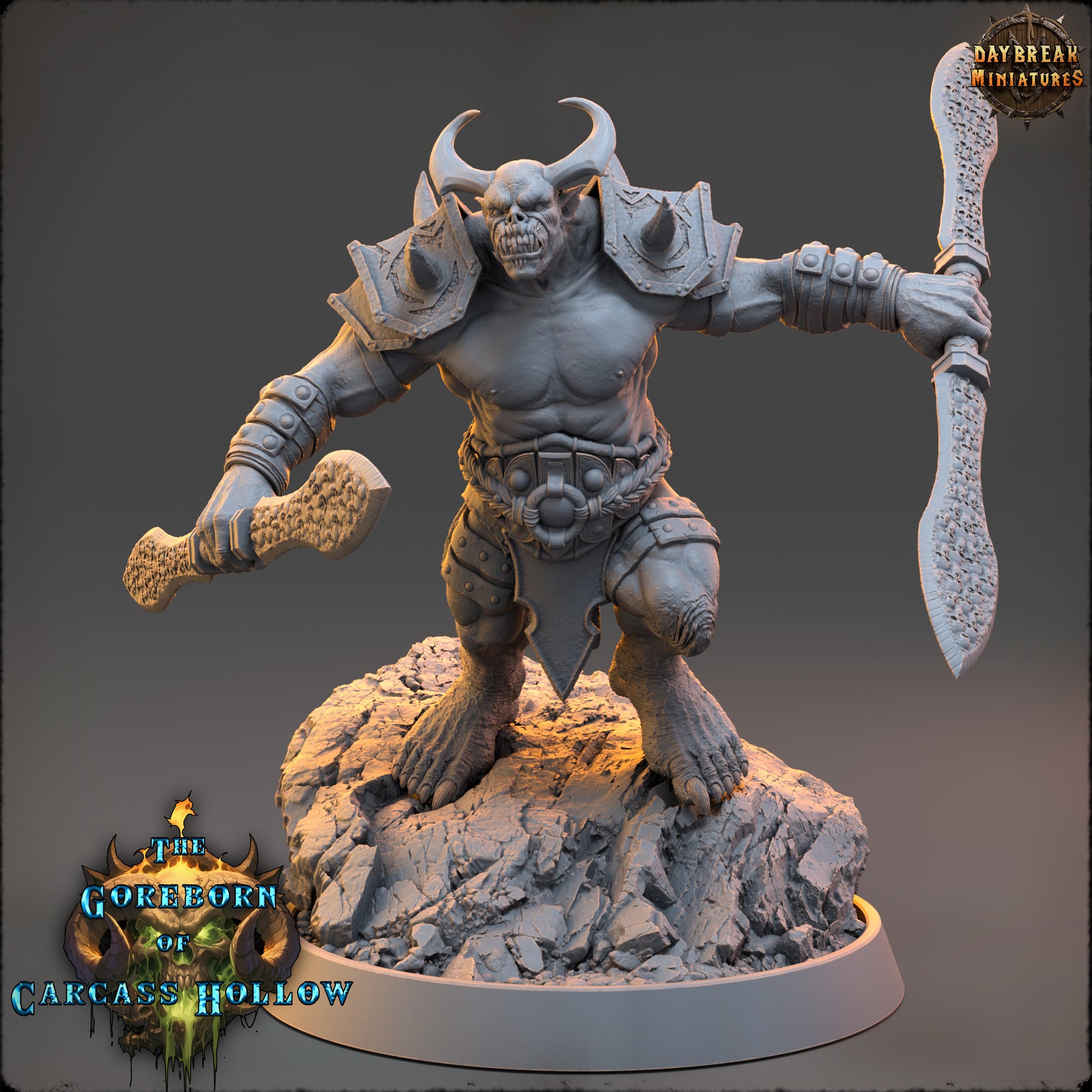 Demons - The Goreborn of Carcass Hollow | Tabletop or Display Scale | D&D Mini + Terrain | Daybreak Miniatures
