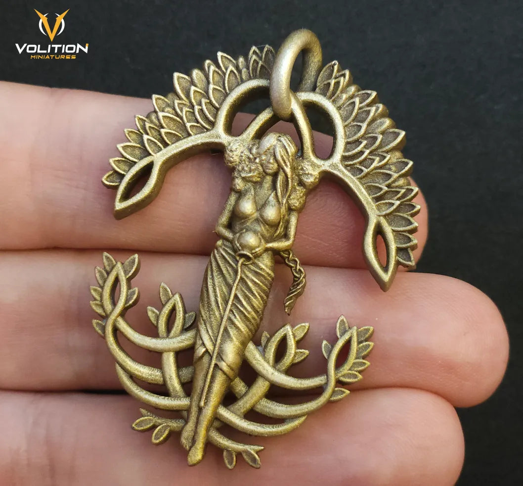 Talismans, Wingblade, Grace of the Tree | Prop LARP Cosplay | Volition Miniatures