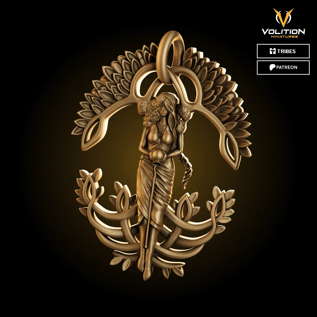 Talismans, Wingblade, Grace of the Tree | Prop LARP Cosplay | Volition Miniatures