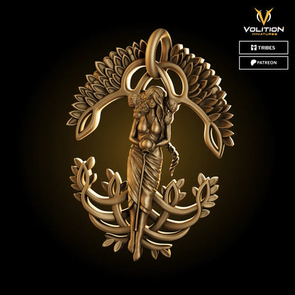 Talismans, Wingblade, Grace of the Tree | Prop LARP Cosplay | Volition Miniatures