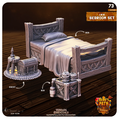 Tavern Set | TTRPG Scatter Diorama Dollhouse Miniature | Terrain Essentials