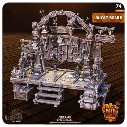 Tavern Set | TTRPG Scatter Diorama Dollhouse Miniature | Terrain Essentials