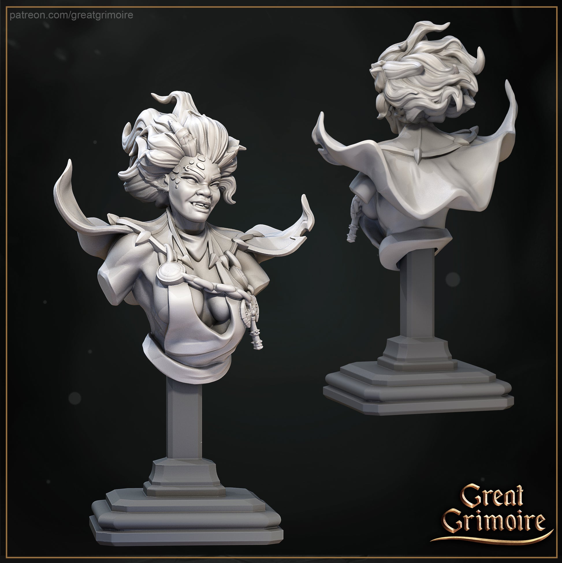 Tanis, the Dragon Heiress | Lodge of the Dark Arts | Tabletop Gaming Miniature | Great Grimoire
