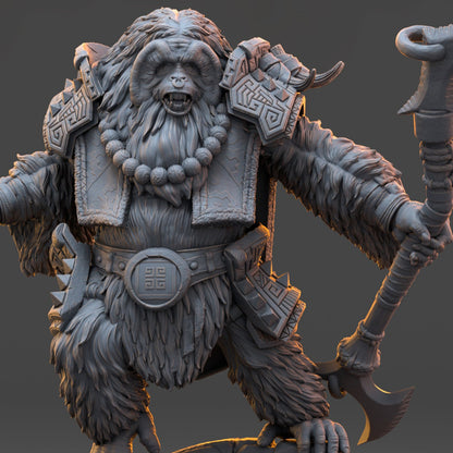 Ape Folk - The Strongbacks of Castle Primatus | Tabletop or Display Scale | D&D Mini | Daybreak Miniatures