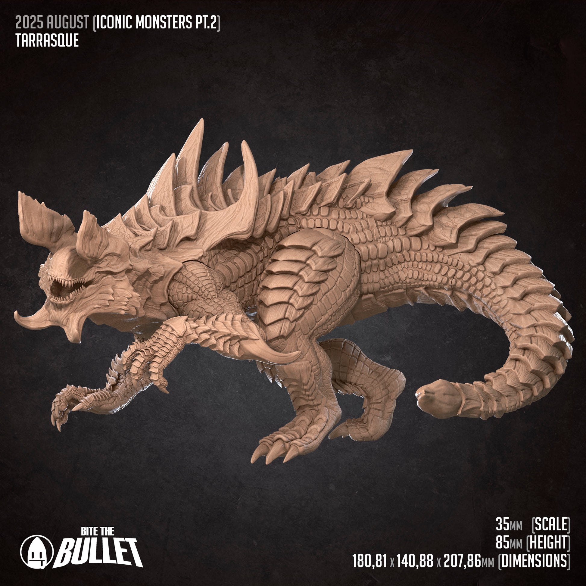 Tarrasque | D&D TTRPG Miniature | Bite the Bullet