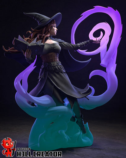 1:12 Mistress of Grand Arcana | Resin Garage Kit Figure Game Fan Art | h3LL creator