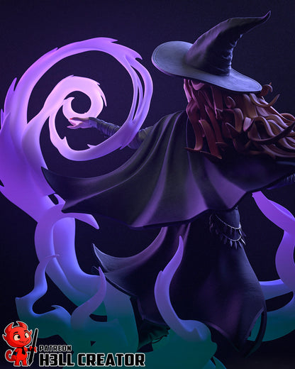 1:12 Mistress of Grand Arcana | Resin Garage Kit Figure Game Fan Art | h3LL creator