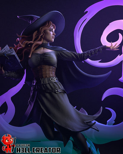 1:12 Mistress of Grand Arcana | Resin Garage Kit Figure Game Fan Art | h3LL creator