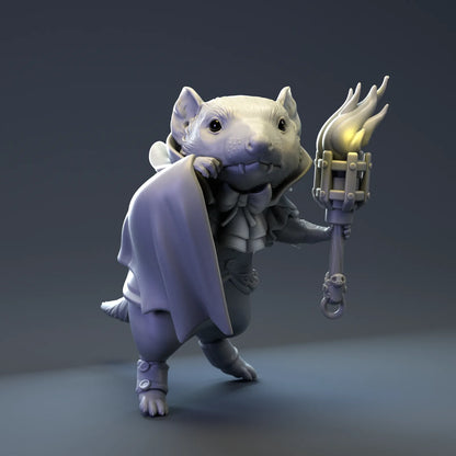 Tasmanian Devil Vampire | Tabletop or Display Scale | D&D Humblewood TTRPG Miniature | Pepunki Creatures