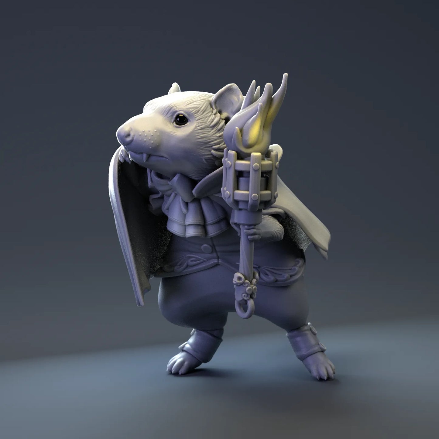 Tasmanian Devil Vampire | Tabletop or Display Scale | D&D Humblewood TTRPG Miniature | Pepunki Creatures