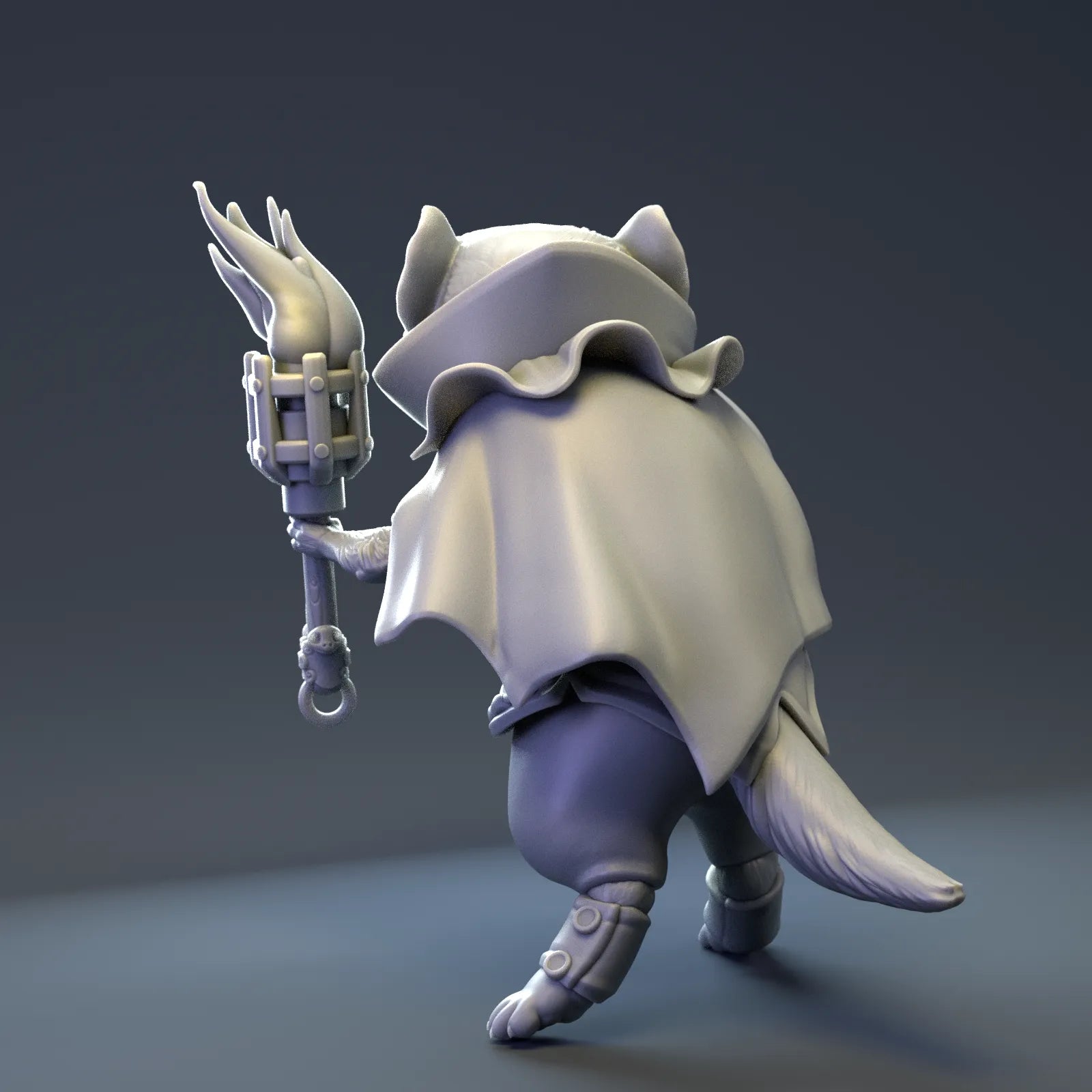 Tasmanian Devil Vampire | Tabletop or Display Scale | D&D Humblewood TTRPG Miniature | Pepunki Creatures