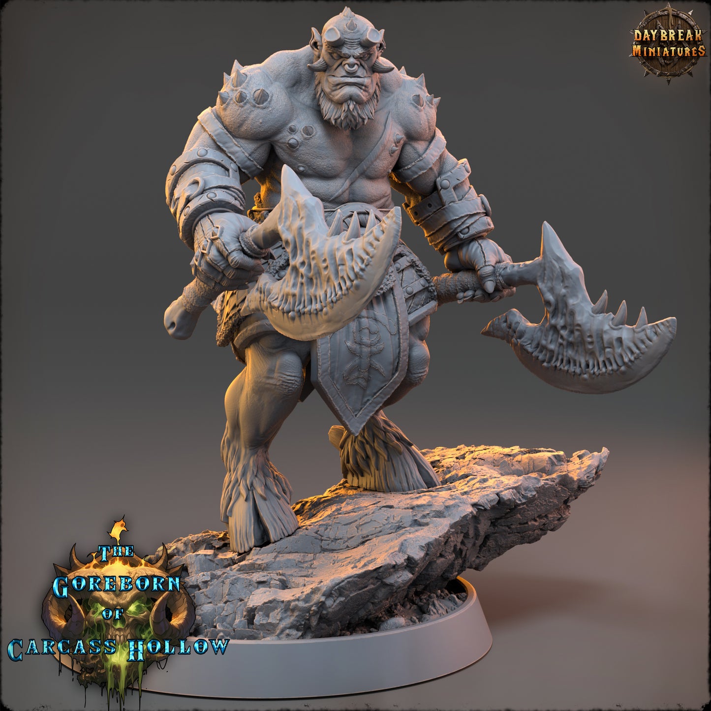 Demons - The Goreborn of Carcass Hollow | Tabletop or Display Scale | D&D Mini + Terrain | Daybreak Miniatures