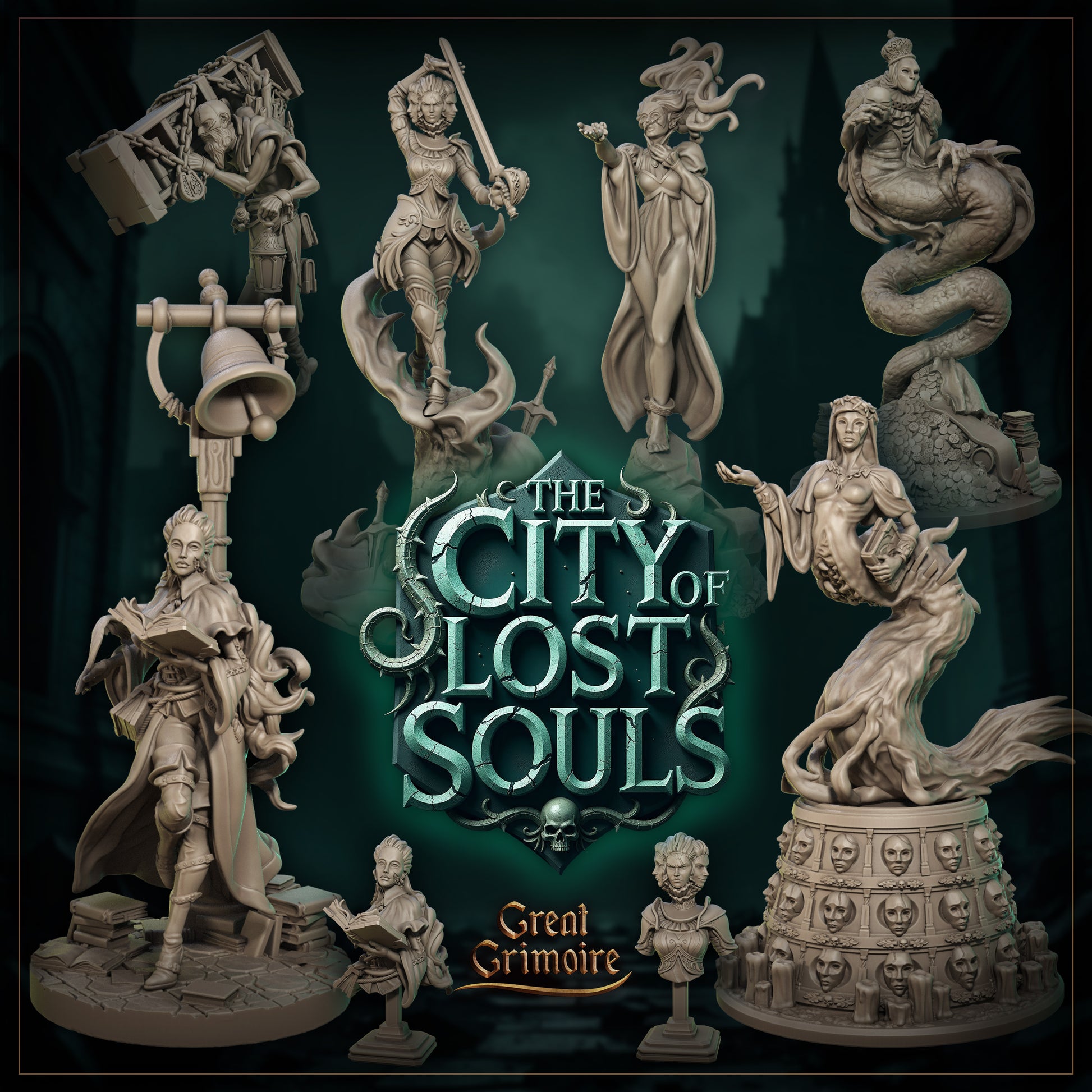 City of Lost Souls | Tabletop Gaming Miniatures Collection | Great Grimoire