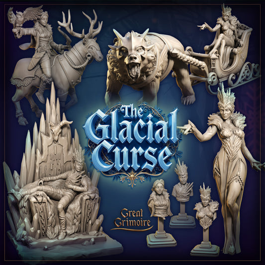 The Glacial Curse | Tabletop Gaming Miniatures Collection | Great Grimoire