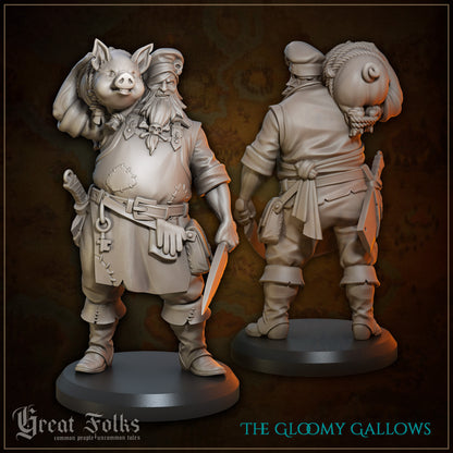 Great Folks, Part 2 | NPCs, Villagers, Nobles, Tavern, Criminals | Tabletop Gaming Miniatures Collection | Great Grimoire