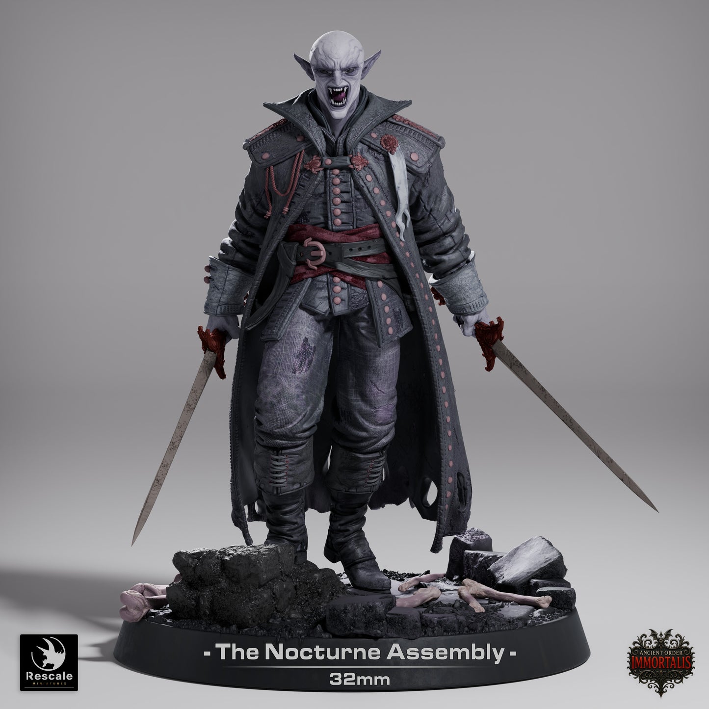 Nocturne Assembly, Ancient Order Immortalis | D&D TTRPG Miniature | Rescale Miniatures | 3D Print