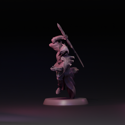 Tattles Told 3D Shadow Ruler tabletop gaming miniature by Navarrete Studio, detailed figure for role-playing games.