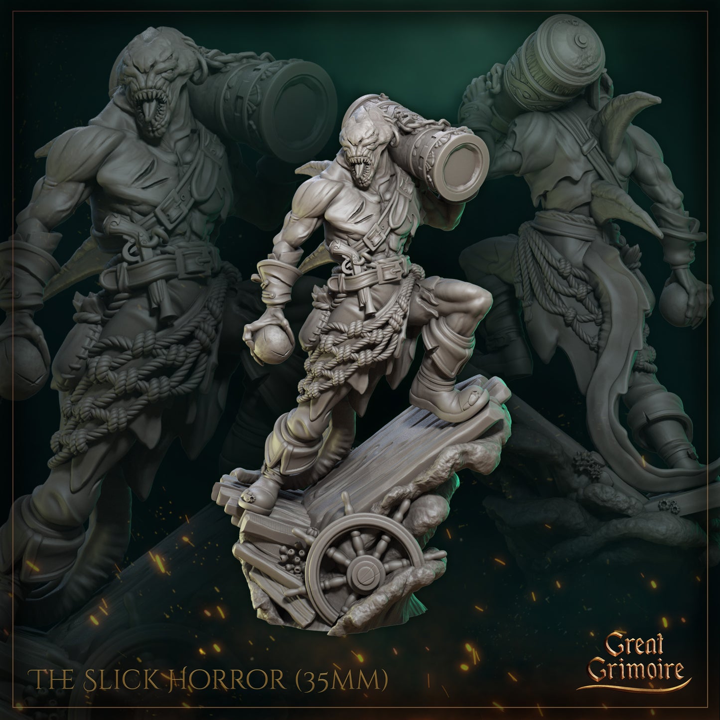 Abyss Devourer | Tabletop Gaming Miniatures Collection | Great Grimoire