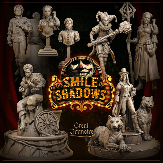 The Smile of Shadows | Tabletop Gaming Miniatures Collection | Great Grimoire