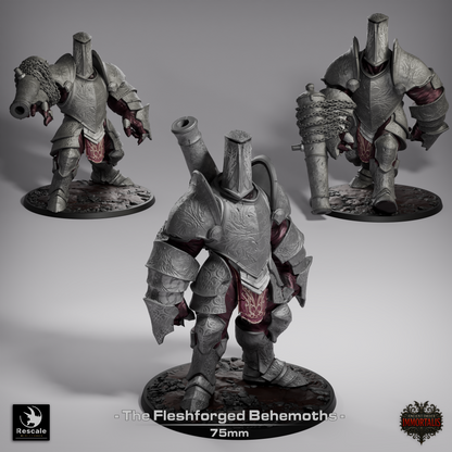 Flesh Forged Behemoth, Ancient Order Immortalis | D&D TTRPG Miniature | Rescale Miniatures | 3D Print