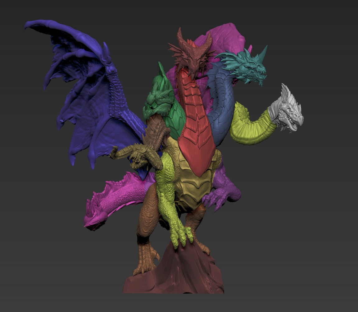 Tiamat | D&D TTRPG Miniature | Bite the Bullet