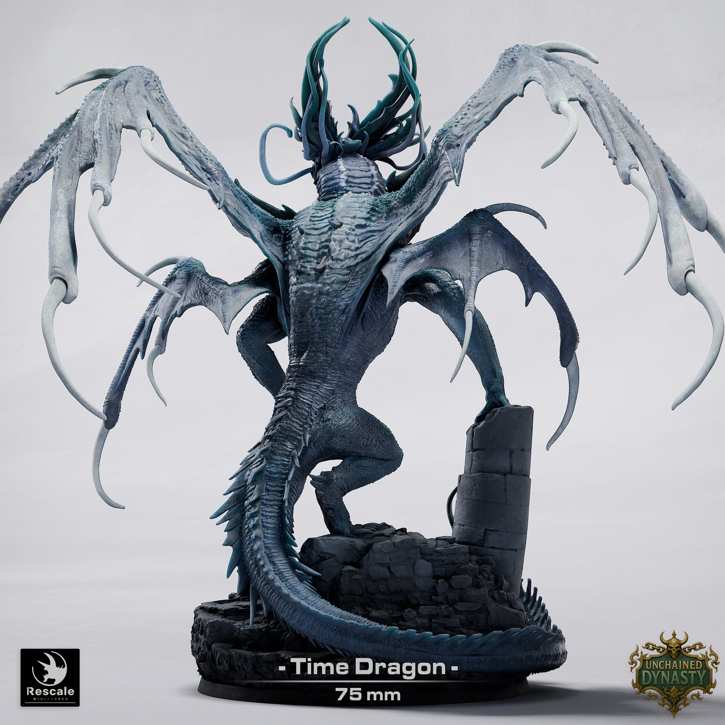 Time Dragon | D&D TTRPG Mini | Rescale Miniatures