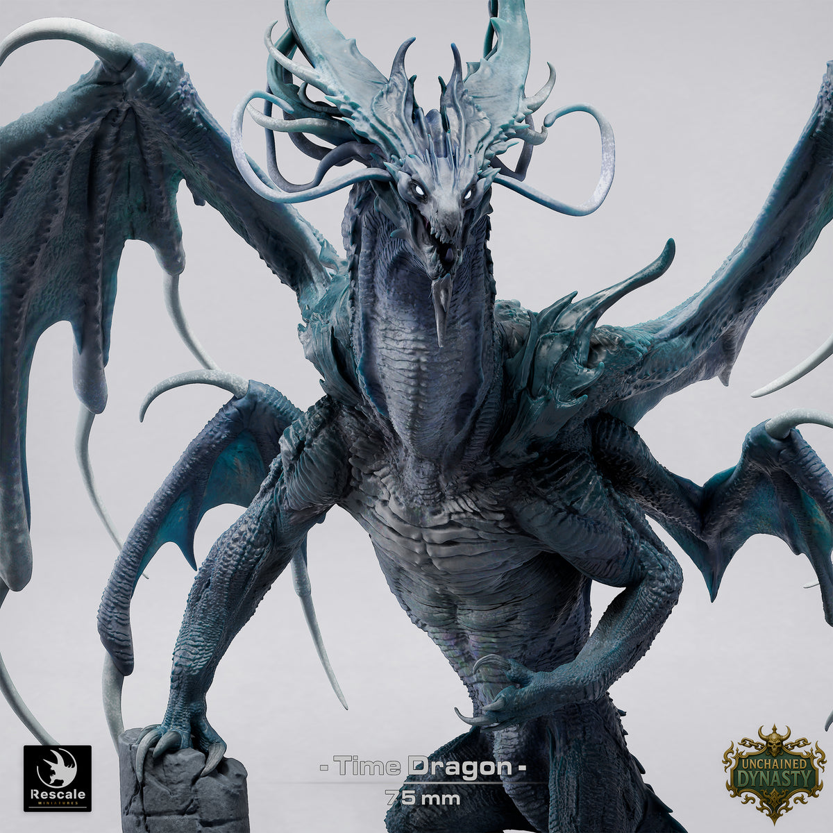 Time Dragon | D&D TTRPG Mini | Rescale Miniatures