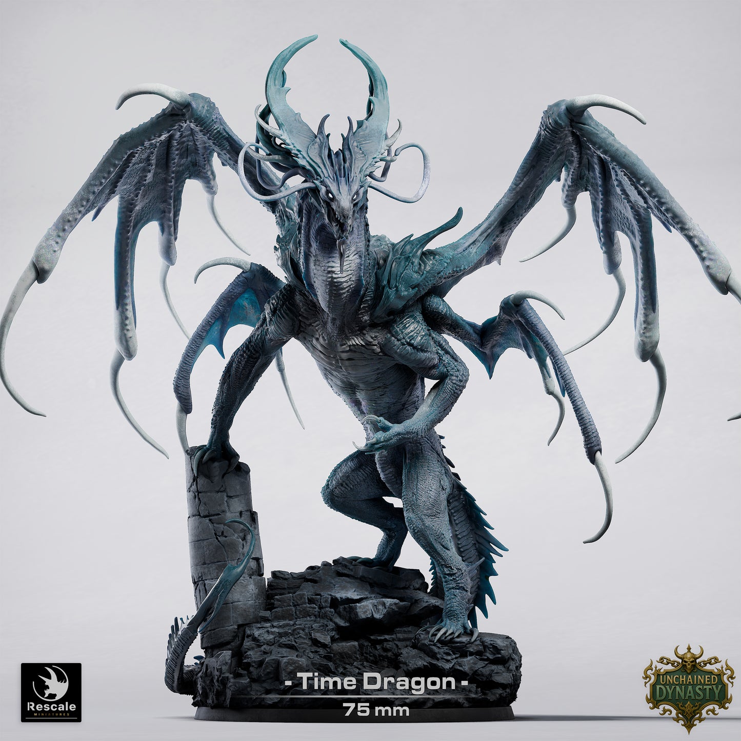 Time Dragon | D&D TTRPG Mini | Rescale Miniatures