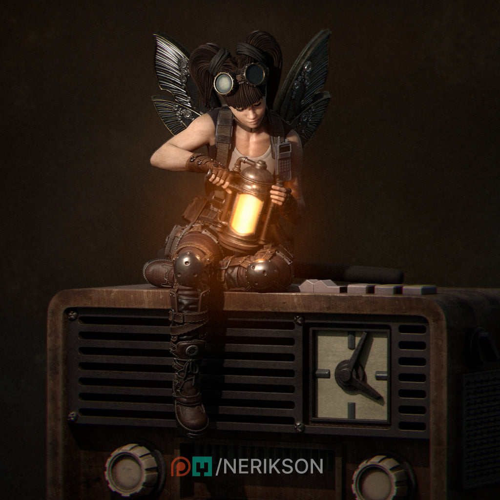 Tinker Fairy | Garage Resin Kit Statue or Miniature | D&D TTRPG Fantasy | Nerikson