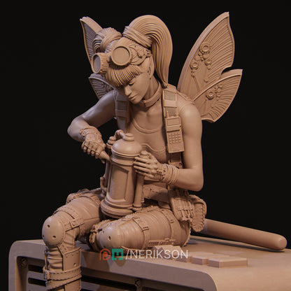 Tinker Fairy | Garage Resin Kit Statue or Miniature | D&D TTRPG Fantasy | Nerikson