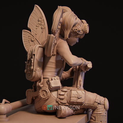 Tinker Fairy | Garage Resin Kit Statue or Miniature | D&D TTRPG Fantasy | Nerikson