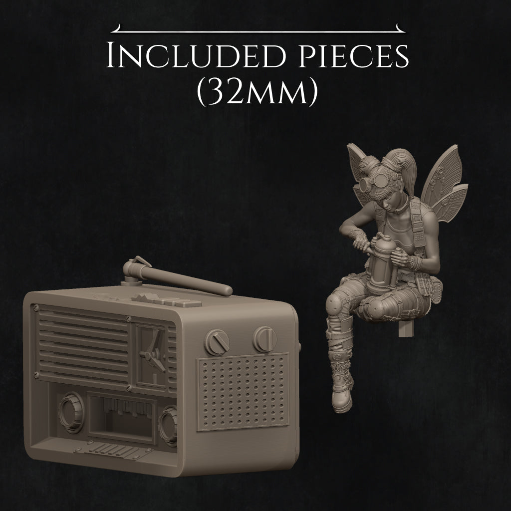 Tinker Fairy | Garage Resin Kit Statue or Miniature | D&D TTRPG Fantasy | Nerikson