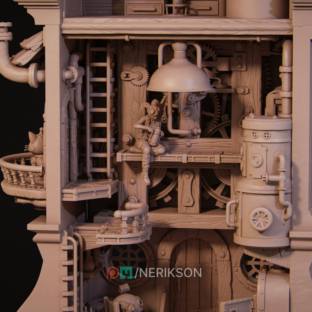 Tinker Fairy | Garage Resin Kit Statue or Miniature | D&D TTRPG Fantasy | Nerikson