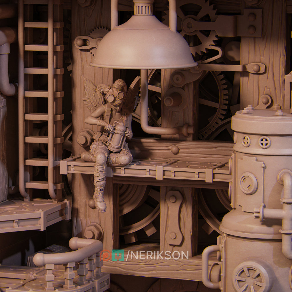 Tinker Fairy | Garage Resin Kit Statue or Miniature | D&D TTRPG Fantasy | Nerikson