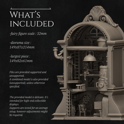 Tinker Fairy | Garage Resin Kit Statue or Miniature | D&D TTRPG Fantasy | Nerikson