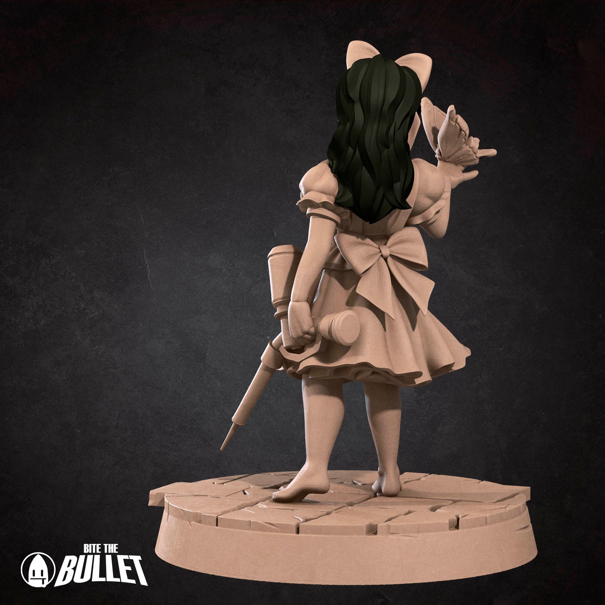 Tiny angel miniature from the Underwater Duet D&D TTRPG set by Tattles Told 3D, featuring detailed angelic figure for tabletop gaming.