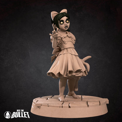 Tiny angel miniature from the Underwater Duet D&D TTRPG set by Tattles Told 3D, featuring detailed angelic figure for tabletop gaming.