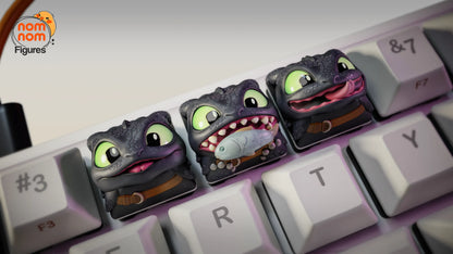 Keycaps - Gentle Dragon | 3D Printed Resin Anime Fan Art | Nomnom Figures