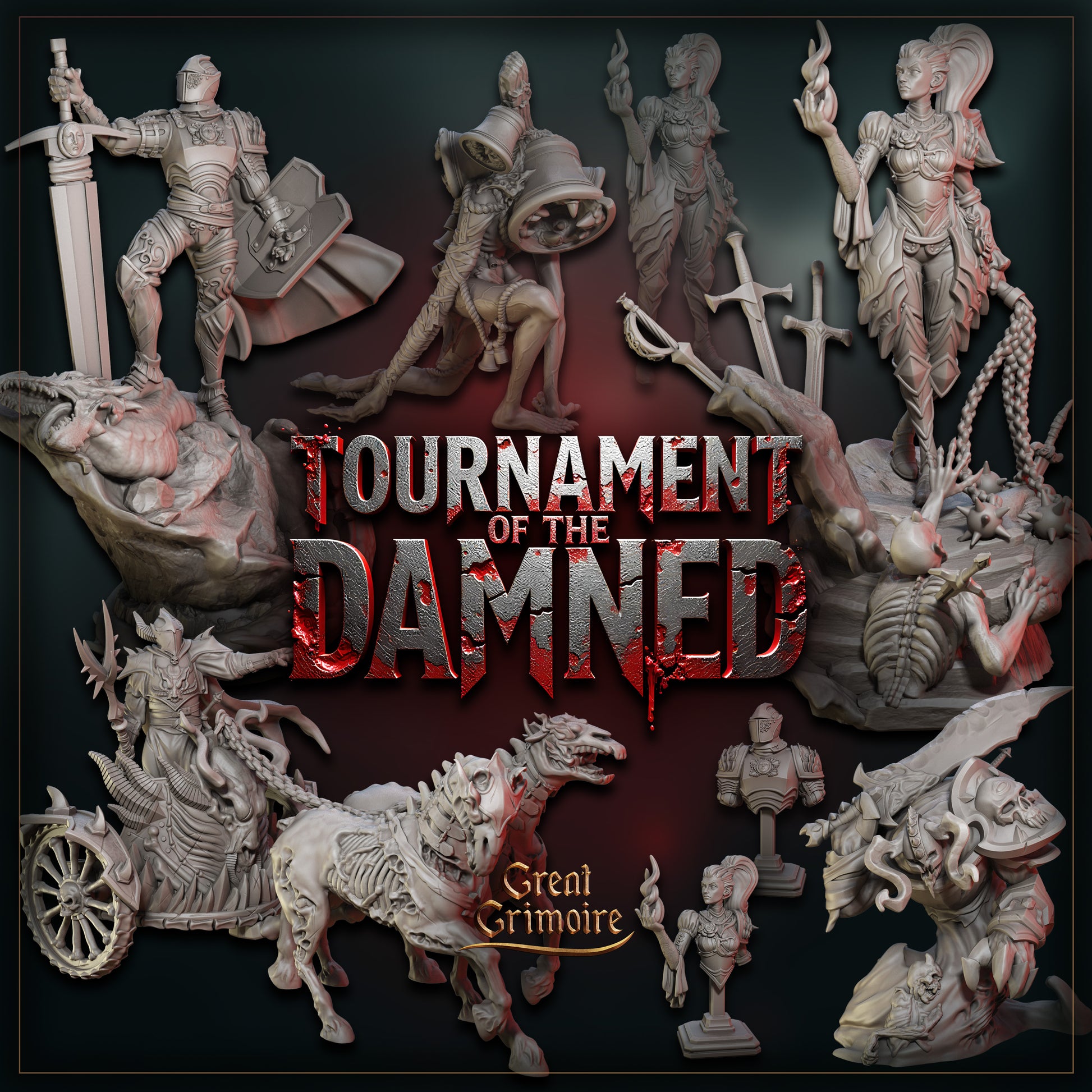Tournament of the Damned | Tabletop Gaming Miniatures Collection | Great Grimoire