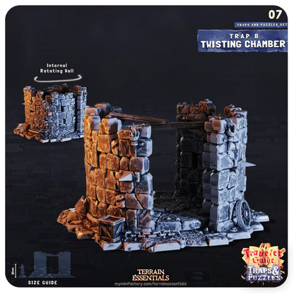 Traps and Puzzles, Functional, Dungeon Crawl | TTRPG Dollhouse Scatter Miniature | Terrain Essentials