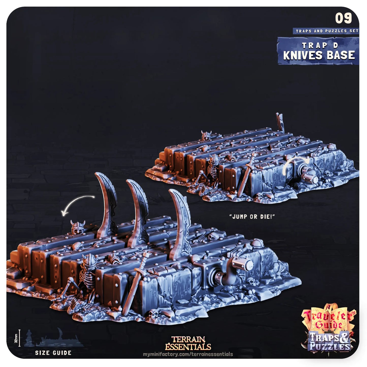 Traps and Puzzles, Functional, Dungeon Crawl | TTRPG Dollhouse Scatter Miniature | Terrain Essentials