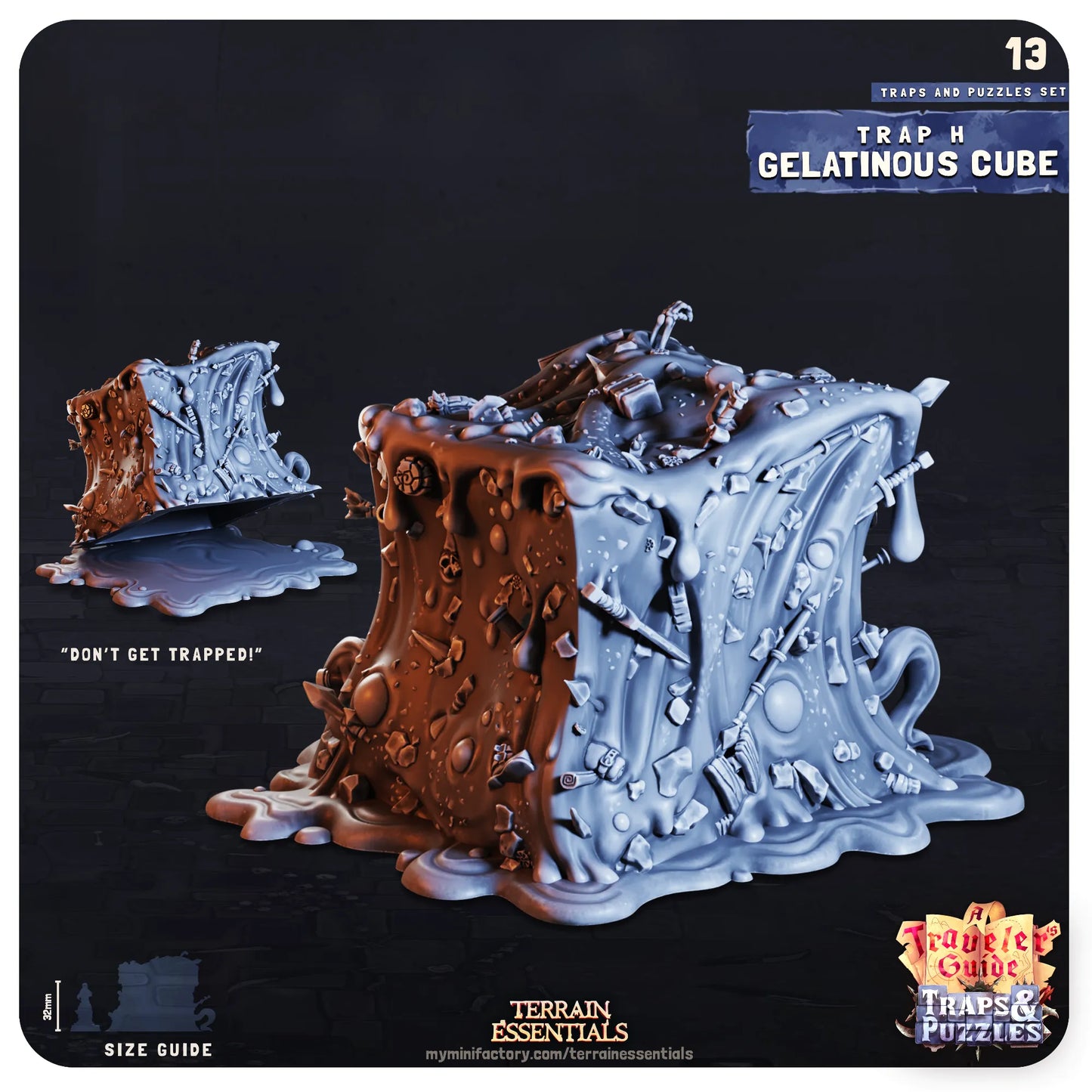 Traps and Puzzles, Functional, Dungeon Crawl | TTRPG Dollhouse Scatter Miniature | Terrain Essentials