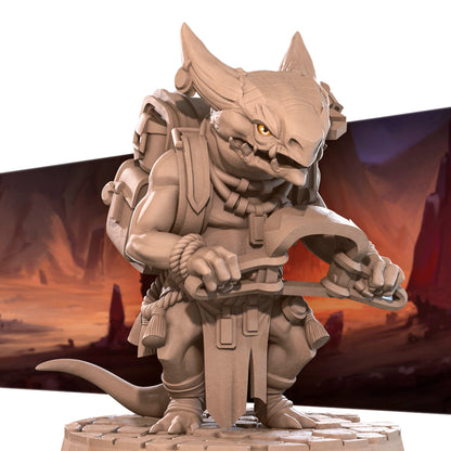 Kobold Trapper | D&D TTRPG Miniature | Bite the Bullet