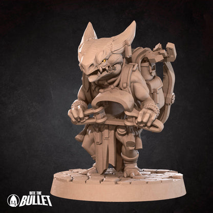 Kobold Trapper | D&D TTRPG Miniature | Bite the Bullet