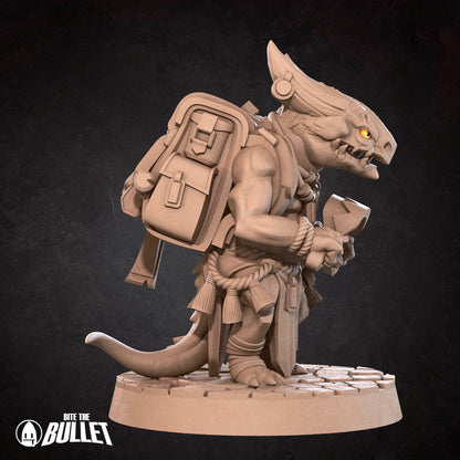 Kobold Trapper | D&D TTRPG Miniature | Bite the Bullet