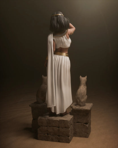 1:12 Cleopatra | Resin Garage Kit Figure Historical Person | CA 3D Studios