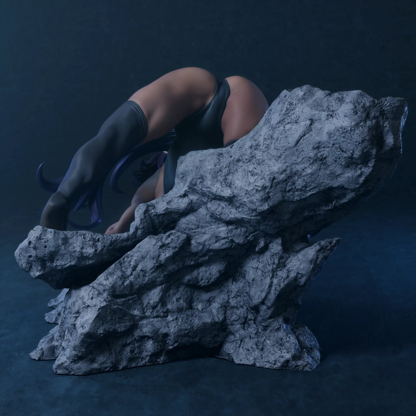 1:12 Lightning Fast Fighter | 3D Printed Resin Garage Kit Figure | CA 3D Studios