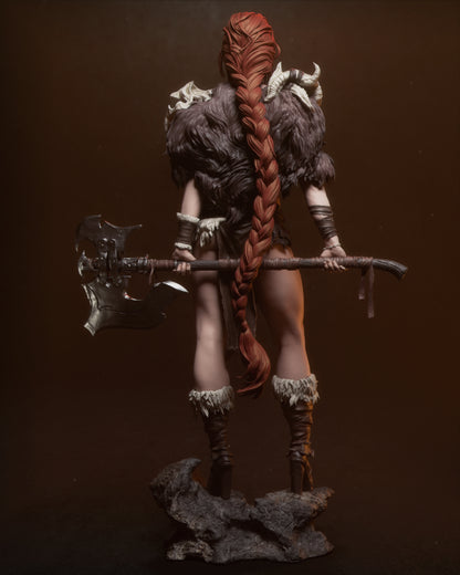1:12 Barbarian Queen | Resin Garage Kit Figure Original Character | CA 3D Studios