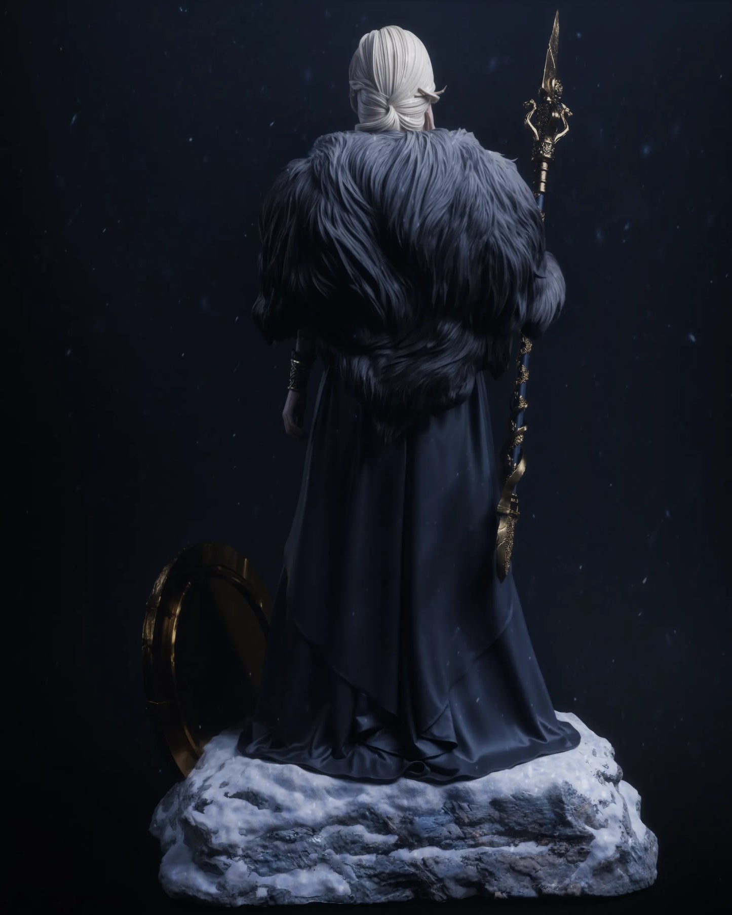 1:12 Norse Goddess of Love and War, Freya | Resin Garage Kit Mythology | CA 3D Studios